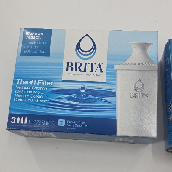 Brita Blue and White Filter Pack 6 Individual Filters (3 In Each Box) New - Picture 9 of 11